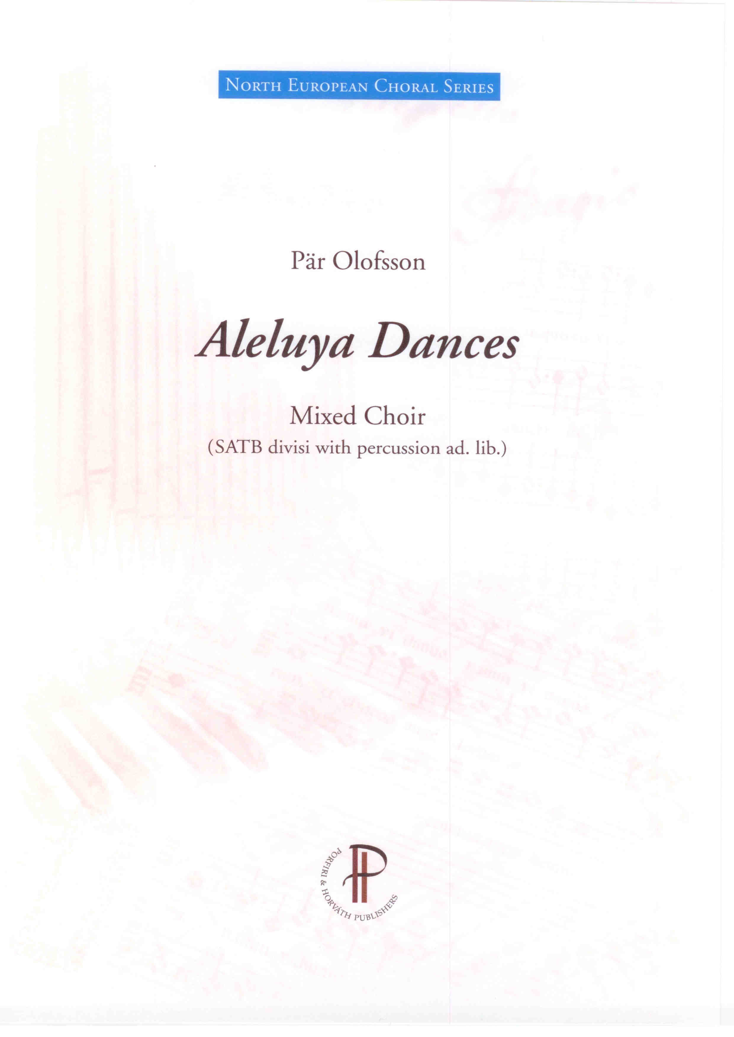 Aleluya dances - Show sample score